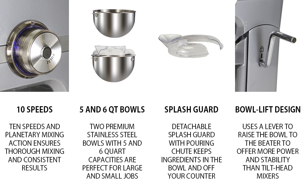 KENMORE Kenmore Elite HeavyDuty 6 Qt BowlLift Stand Mixer 600W, with